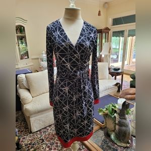 Nicole Miller faux Wrap Dress